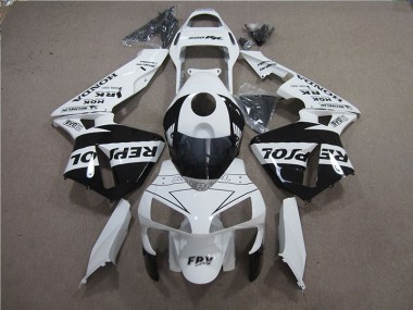 CBR 600 RR 2005-2006 - Weiß Schwarz Repsol
