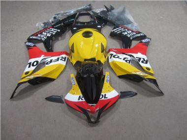 CBR 600 RR 2007-2008 - Gelb Rot Schwarz Repsol