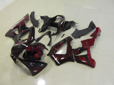 CBR 900 RR 929 2000-2001 - Schwarz rote Flamme