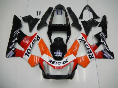 CBR 900 RR 929RR 2000-2001 - Orange Rot Schwarz Repsol