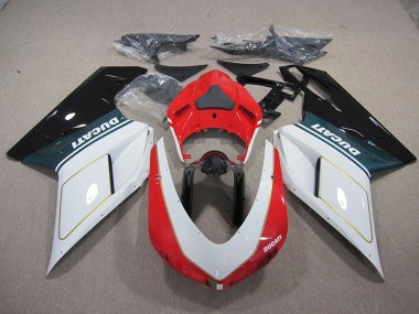 Ducati 1098 848 2007-2014 - Weiß Rot