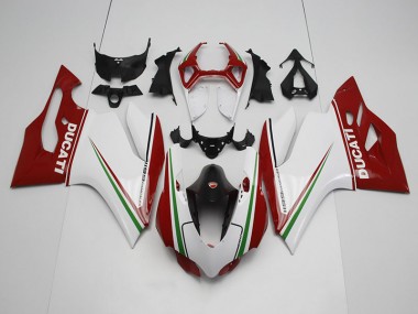 Ducati 1199 2011-2014 - Weiß Rot