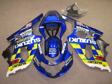 GSXR 1000 K1 2000-2002 - Blau Gelb Telefonica Movistar
