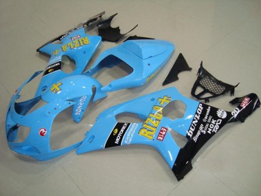 GSXR 1000 K1 2000-2002 - Hell blau Schwarz