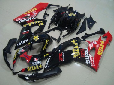 GSXR 1000 K5 2005-2006 - Schwarz Rot Rizla