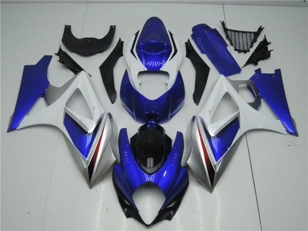 GSXR 1000 K7 2007-2008 - Blau Weiß GSXR 1000 K7 2007-2008 - Blau Weiß