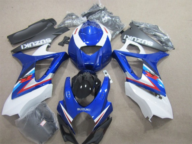 GSXR 1000 K7 2007-2008 - Blau Weiß GSXR 1000 K7 2007-2008 - Blau Weiß