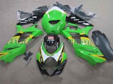 GSXR 1000 K7 2007-2008 - Grün Rizla Q8 Oils