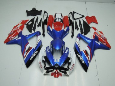 GSXR 1000 K9 2009-2016 - Blau und Rot