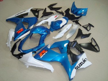 GSXR 1000 K9 2009-2016 - Blaur und Weißer OEM Stil