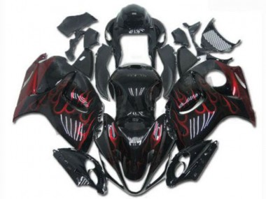 GSXR 1300 Hayabusa 2008-2019 - Schwarz Rot