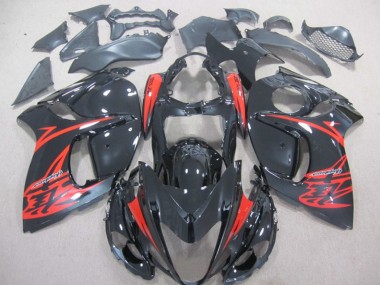 GSXR 1300 Hayabusa 2008-2019 - Schwarz Rot