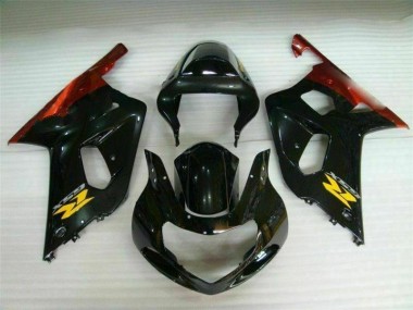 GSXR 600 / 750 K1 K2 K3 2001-2003 - Schwarz