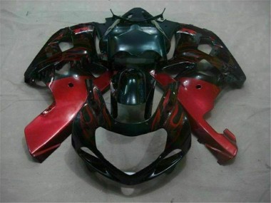 GSXR 600 / 750 K1 K2 K3 2001-2003 - Schwarz Rot
