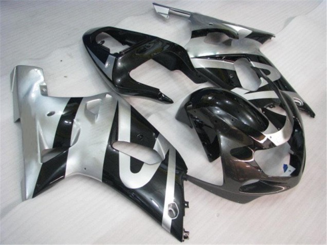 GSXR 600 / 750 K1 K2 K3 2001-2003 - Silber Schwarz GSXR 600 / 750 K1 K2 K3 2001-2003 - Silber Schwarz