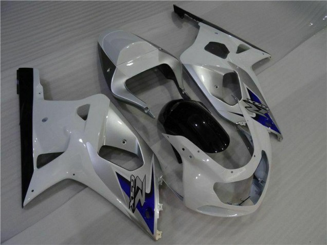 GSXR 600 / 750 K1 K2 K3 2001-2003 - Weiß Silber GSXR 600 / 750 K1 K2 K3 2001-2003 - Weiß Silber