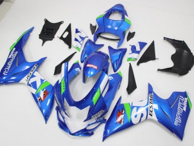 GSXR 600 / 750 K11 2011-2024 - Blau Weiß Grün
