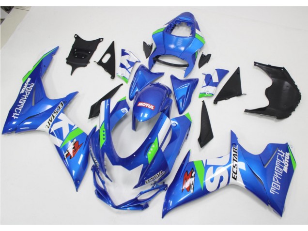 GSXR 600 / 750 K11 2011-2024 - Blau Weiß Grün GSXR 600 / 750 K11 2011-2024 - Blau Weiß Grün