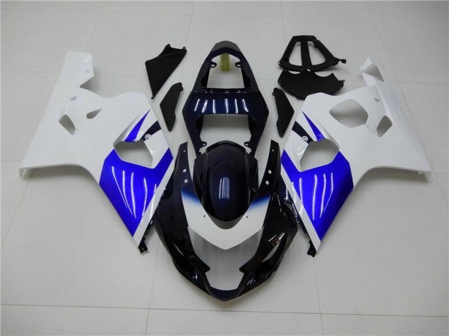 GSXR 600 / 750 K4 2004-2005 - Weiß Blau GSXR 600 / 750 K4 2004-2005 - Weiß Blau