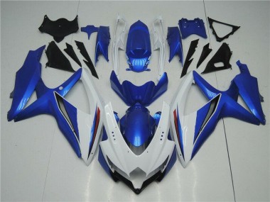 GSXR 600 / 750 K8 2008-2010 - Weiß Blau