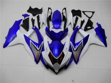 GSXR 600 / 750 K8 2008-2010 - Weiß Blau