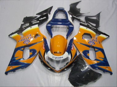 GSXR 600 K1 K2 K3 2001-2003 - Blau Orange Corona Extra