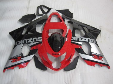 GSXR 600 K4 2004-2005 - Rot Schwarz Silber