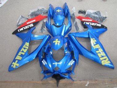 GSXR 600 K8 2008-2010 - Blau Gelb Rizla Weiß Motul