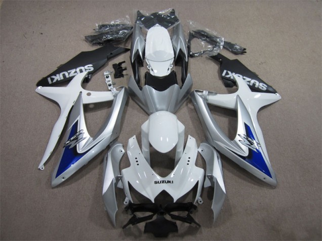 GSXR 600 K8 2008-2010 - Silber Blau Weiß GSXR 600 K8 2008-2010 - Silber Blau Weiß