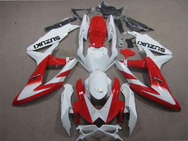 GSXR 600 K8 2008-2010 - Weiß Rot