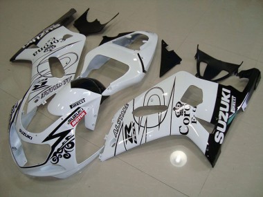 GSXR 750 K1 K2 K3 2001-2003 - Weiß Alstare Motul