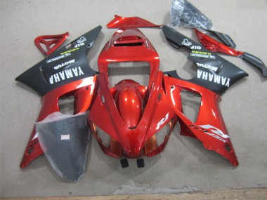R1 1998-1999 - Rot Schwarz Weiß Aufkleber