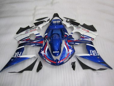 R6 2003-2005 - Blau Weiß Motul Fiat