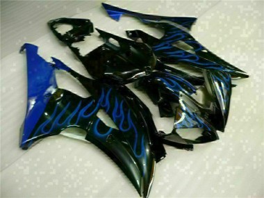 R6 2008-2016 - Blau Flamme Schwarz