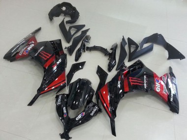 ZX 300R 2013-2016 - Schwarz Rot Monster