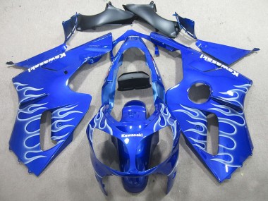 ZX12R 2002-2006 - Blau Weiße Flamme