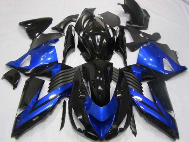 ZX14R ZZR 1400 2006-2011 - Schwarz Blau ZX14R ZZR 1400 2006-2011 - Schwarz Blau