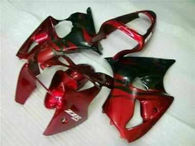ZX6R 2000-2002 - Rot Schwarz