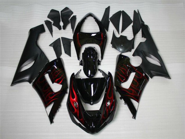 ZX6R 2005-2006 - Rot Schwarz ZX6R 2005-2006 - Rot Schwarz