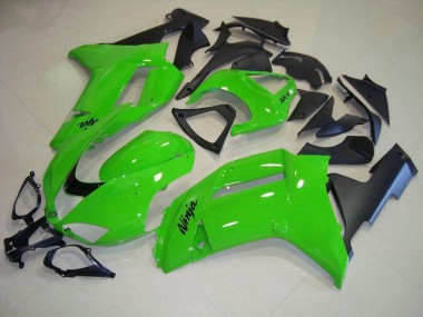 ZX6R 2007-2008 - Grün Matt schwarz