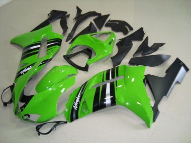 ZX6R 2007-2008 - Grüne und silberne Streifen