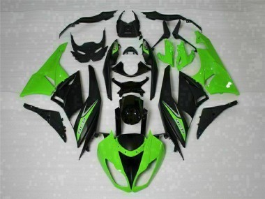 ZX6R 2009-2012 - Schwarz Grün 636