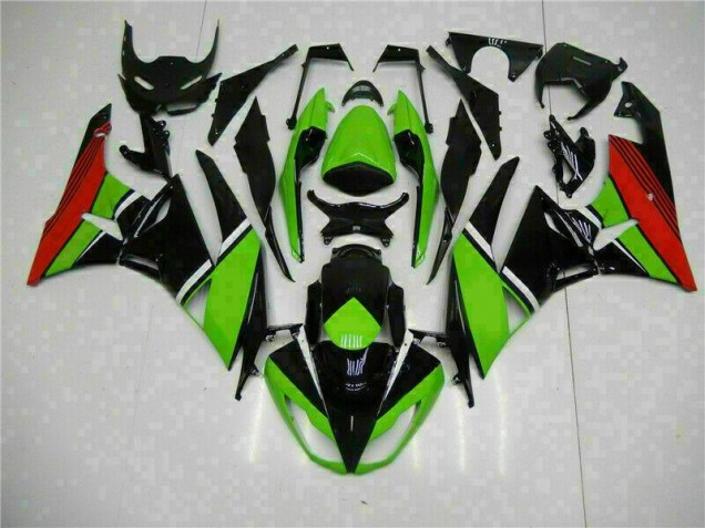 ZX6R 2009-2012 - Schwarz Grün Rot ZX6R 2009-2012 - Schwarz Grün Rot