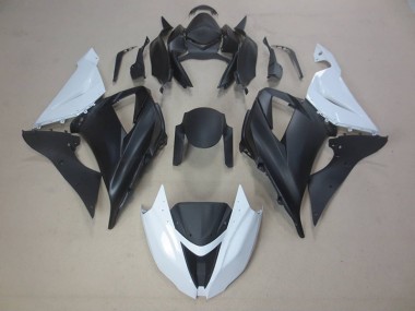 ZX6R 2013-2018 - Schwarz Weiß