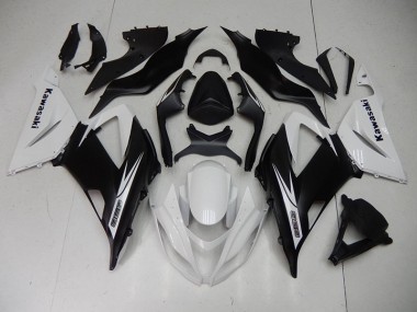ZX6R 2013-2018 - Schwarz Weiß